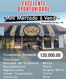 Título do anúncio: Exelente Oportunidade Mini Mercado (Gula) Á Venda - 