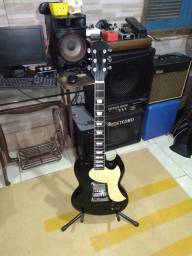 Título do anúncio: Guitarra SG customizada estilo Gibson SG Junior