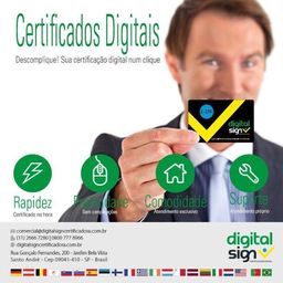 Título do anúncio: Certificado Digital