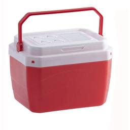 Título do anúncio: Caixa termica de plastico vermelho 40l 50,5X41X37cm