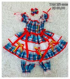 Título do anúncio: Vestido infantil de festa junina
