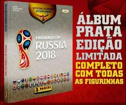 Título do anúncio: Álbum Prata Capa Dura Copa Do Mundo 2018 Completo Para Colar