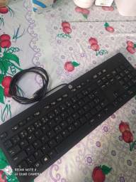 Título do anúncio: Vendo teclado pra computador hp + mouses