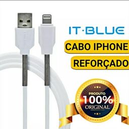 Título do anúncio: Cabo iphone 2 metros reforçado em metal Turbo Carregador de iphone premium
