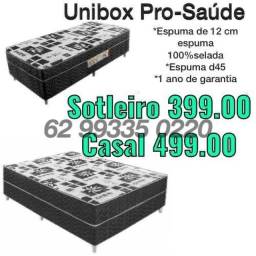 Título do anúncio: Cama box oferta unibox c aulixiar confira
