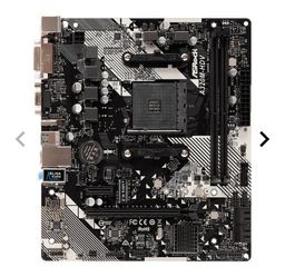 Título do anúncio: Placa mãe Asrock A320M-HDV R4.0 DDR4 chipset AMD