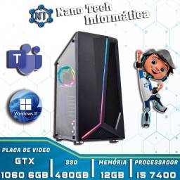Título do anúncio: Gabinete Gamer  Com Core I5 7400 - 12Gb de Ram Ddr4 - Placa de Video de 6 Gb   