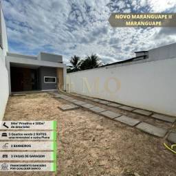 Título do anúncio: casa novas com 3 quartos e porcelanato no Novo Maranguape em Maranguape