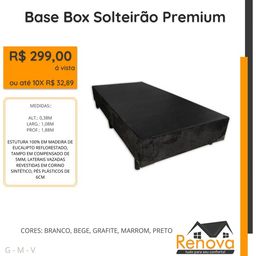 Título do anúncio: Base Box Solteirão Premium Promoção 