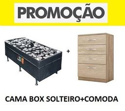 Título do anúncio: Oferta Imperdvel de Kit de Cama Box Solteiro+Comoda 4 gavetas Apenas 749,00