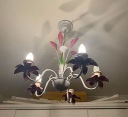 Título do anúncio: Pendente 05 lâmpadas formato de flor