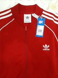 jaqueta adidas sst vermelha