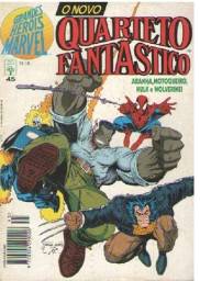 Título do anúncio: Combo 2 quadrinhos Grandes Heróis Marvel (Quarteto Fantástico e Novos Guerreiros)