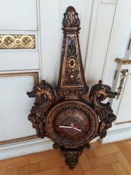 Título do anúncio: Relógio de parede, francês,Luiz XV madeira entalhada 
