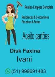 Título do anúncio: Disk Faxina