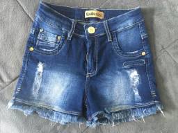 Título do anúncio: Shorts jeans cós alto Quills Jeans n36