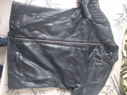 jaqueta de couro masculina colcci