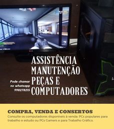 Título do anúncio: Assistência e manutenção de computadores