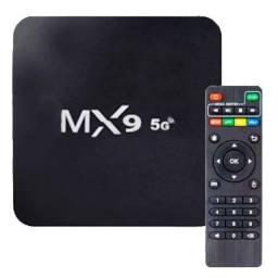 Título do anúncio: Tv Box Conversor Digital 4k MX9 256GB 8GB Ram Smart Tv Android