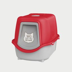 Título do anúncio: Banheiro para gato Cat New Vermelho/Cinza