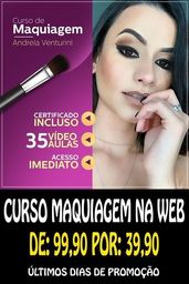 Título do anúncio: Curso Maquiagem Profissional na Web 