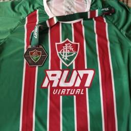 Título do anúncio: Kit Corrida Fluminense Virtual Run 1984 - Camisa G + Medalha