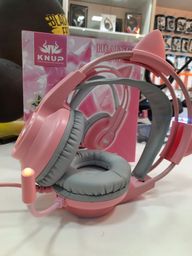 Título do anúncio: Fone gamer headset Rosa compatível com console e PC.( Lojas wiki )