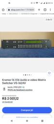 Título do anúncio: Kramer 16×16 áudio vídeo Matrix switcher vs-162AV
