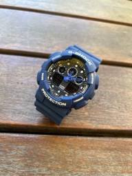 Título do anúncio: Relógio Casio G-Shock azul e branco 