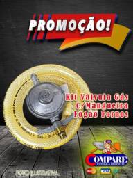 Título do anúncio: Kit Valvula Gás C/ Mangueira Fornos e Forgão
