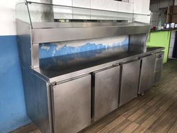 Refrigerador 4 portas inox