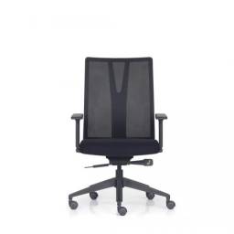 Título do anúncio: cadeira executiva addit tela preta c/ assento em corino br reg frisokar