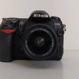 Título do anúncio: Kit Nikon D200 Dsrl 18-55mm
