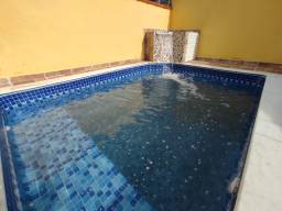 Título do anúncio: Casa nova com piscina em Mongaguá ENTRADA com  FGTS