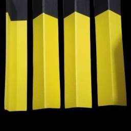 Título do anúncio: Protetores de pilastras para garagem preto/amarelo 65 cm