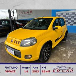 Título do anúncio: Fiat Uno Vivace 1.4 2013 - Sporting - ipva e licenc  22 pagos