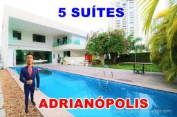 Título do anúncio: Residencial Adrianópolis, 5 suítes, Piscina, 800m², Casa Duplex Luxuosa