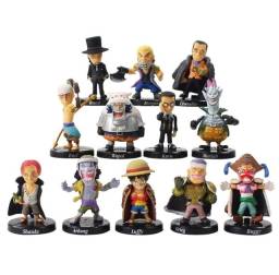 Título do anúncio: Coleção 12 Action Figure miniatura boneco One Piece 5cm