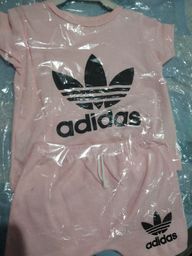 Título do anúncio: Conjunto Adidas rosa bebê 