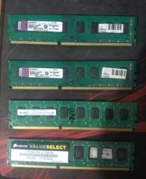 Título do anúncio: Memórias DDR3