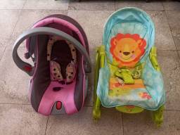 Título do anúncio: Bebê conforto e cadeira Fisher Price