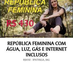 Título do anúncio: Repúblicas FEMININA E MASCULINA