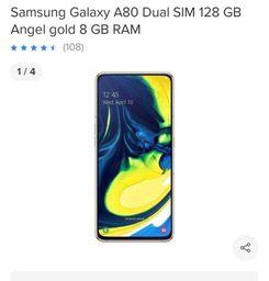 Título do anúncio: A80 Samsung 