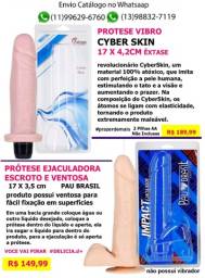 Título do anúncio: Viibrador Protese cyber skin pele realistica