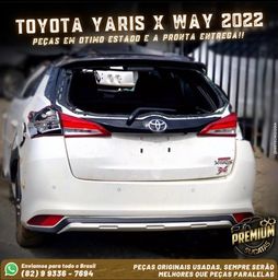 Título do anúncio: Sucata baixada Toyota Yaris X Way 2022 para venda de peças