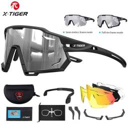 Título do anúncio: X-TIGER - Óculos de sol para ciclismo Óculos de bicicleta polarizados UV400 