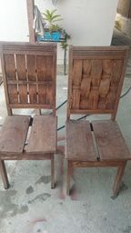 Título do anúncio: Cadeiras em madeira 