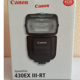 Título do anúncio: Flash de câmera Canon Speedlite 430ex III-rt original lacrado