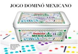Título do anúncio: Dominó Mexicano Double 12 Color 91 Pç Com Trens Peça Centra