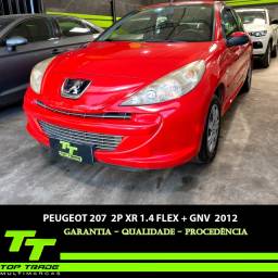 Título do anúncio: Peugeot 207 XR 1.4 Flex + GNV 2P 2012